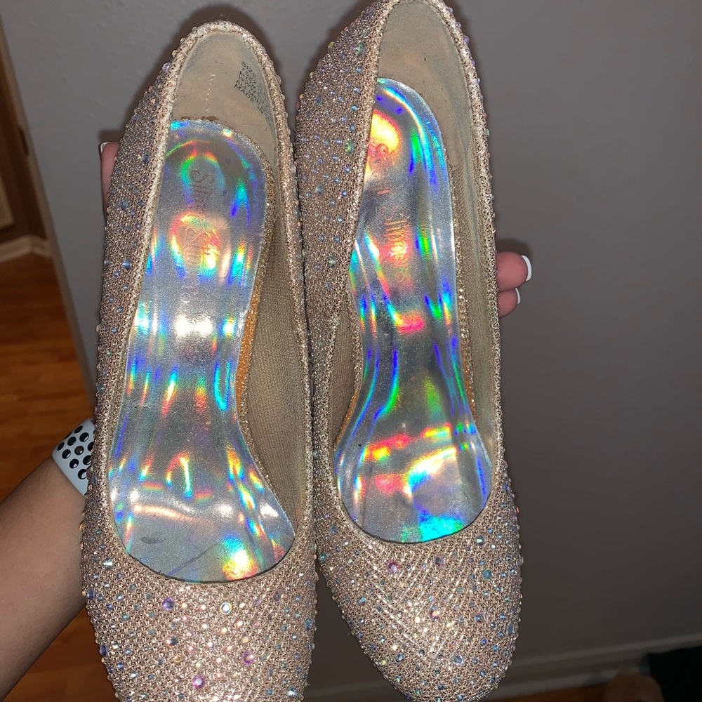 Rhinestone heels